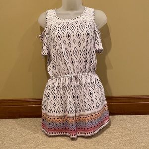 Girl’s Cold Shoulder Romper